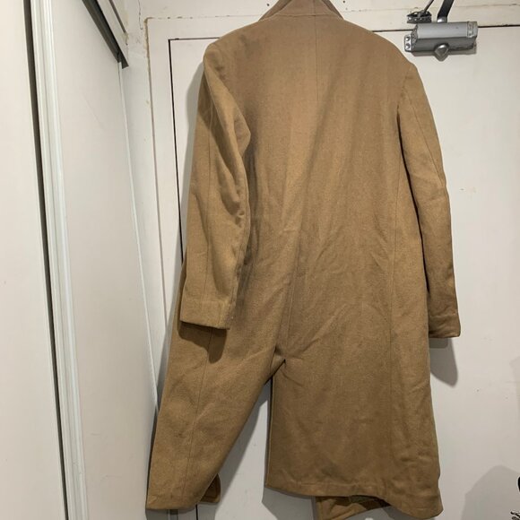 THE UNITED WOOLEN COMPANY VINTAGE TRENCH COATS SIZE L/XL - Picture 12 of 15